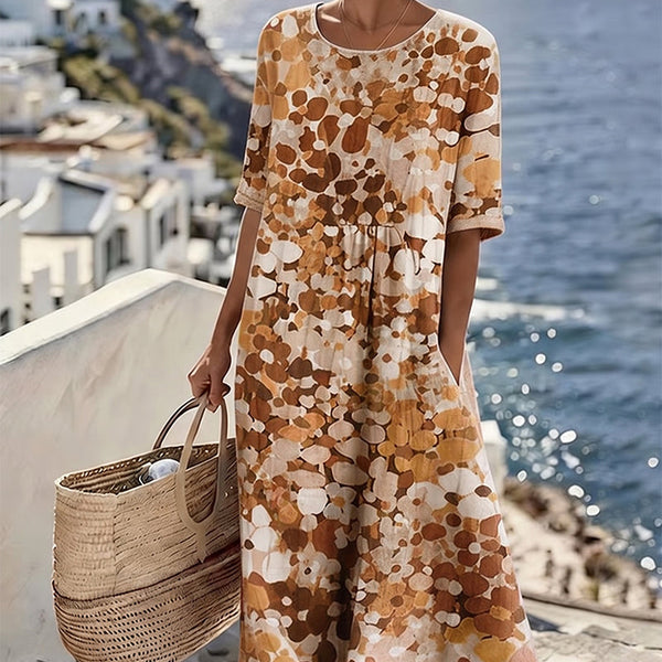 Emma Floral Pocket Midi Dress