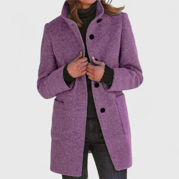 Elena – Manteau classique en mélange de laine