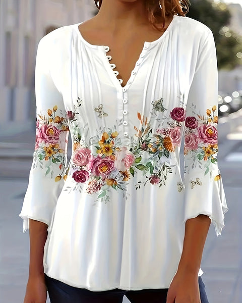 Janet Elegance Bloom Tunic