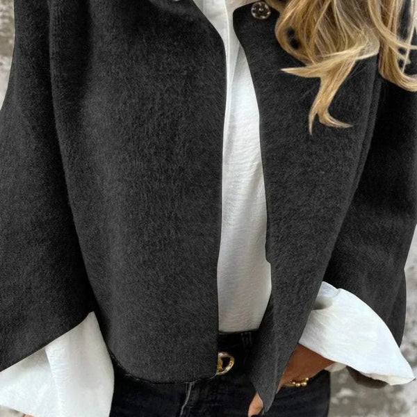 Amelia | Manteau Classique Élégant avec Col Rond