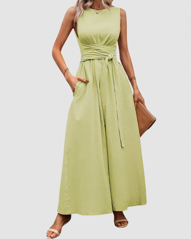 Clara | Elegant Sleeveless Maxi Dress