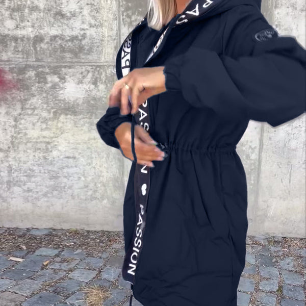 Hoodie Noir avec Imprimé "Passion🖤"