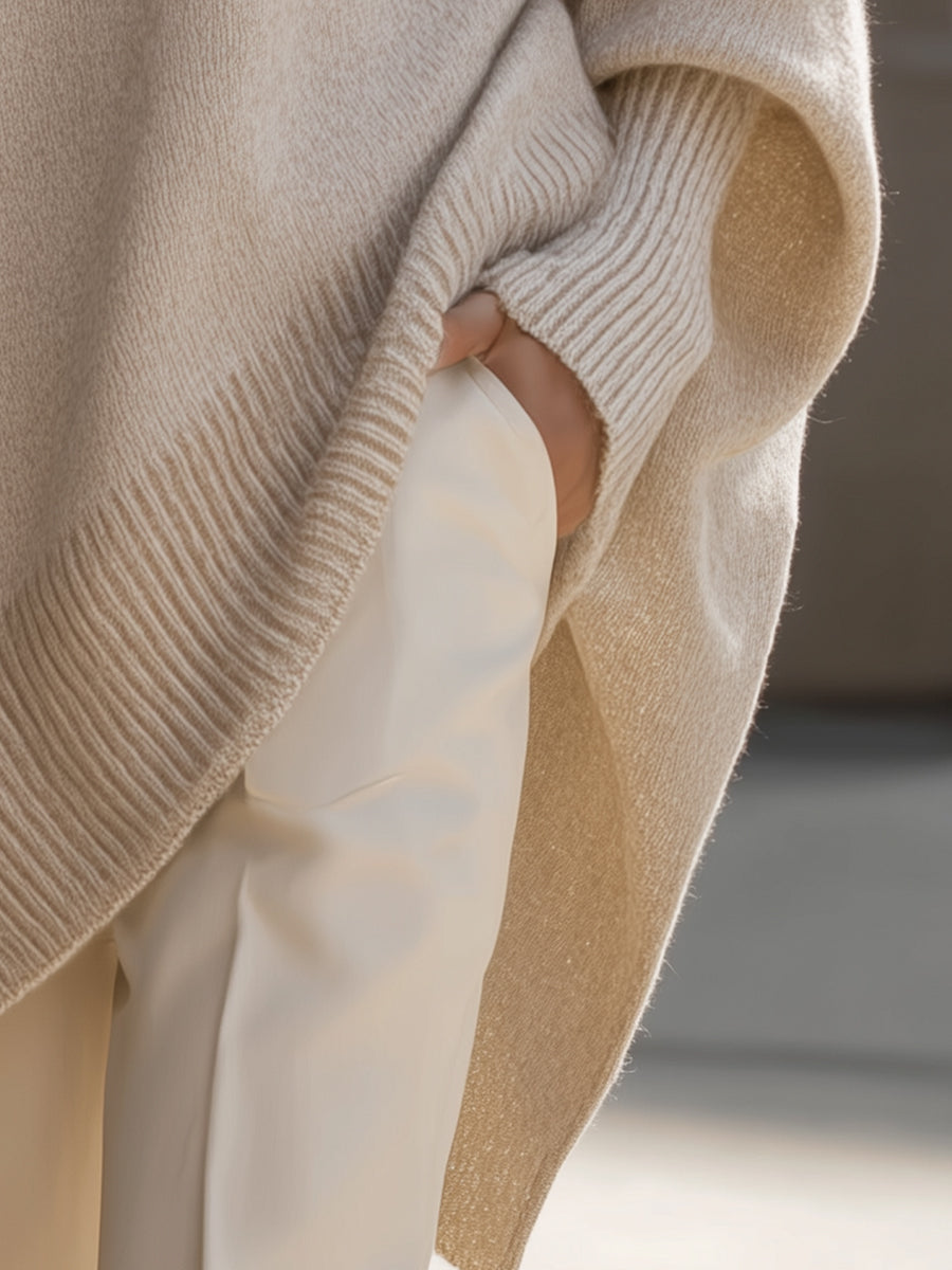 Alina - Pull Tricot Minimal Luxe