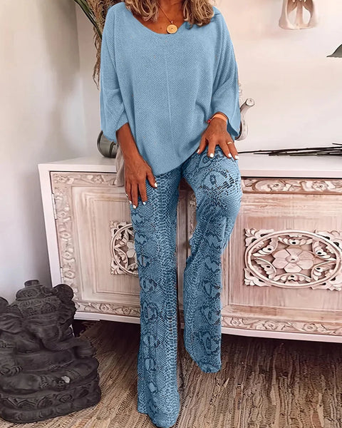 Annie | Ensemble en Tricot Boho Deux Pièces