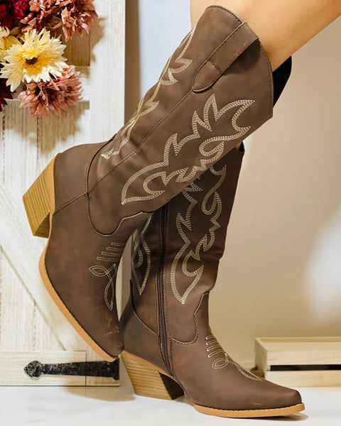 Bottes Western à Tige Haute Sienna Ridge™