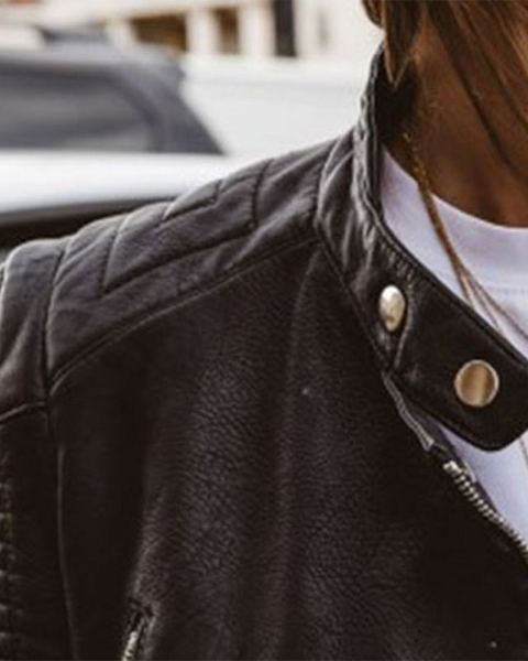 Sophie | Veste en Cuir Intemporelle