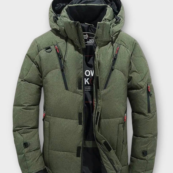 ATLAS | VESTE D'HIVER SOLIDE POUR HOMME