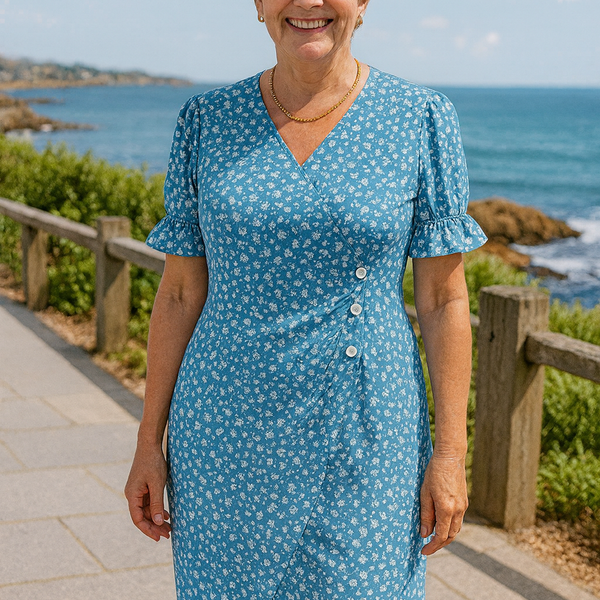 Marinda | Breeze Midi Dress – Flattering Fit, All-Day Comfort