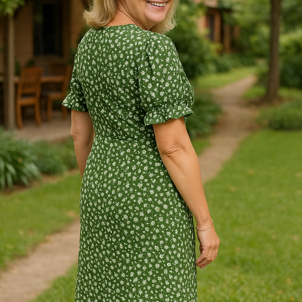 Marinda | Breeze Midi Dress – Flattering Fit, All-Day Comfort