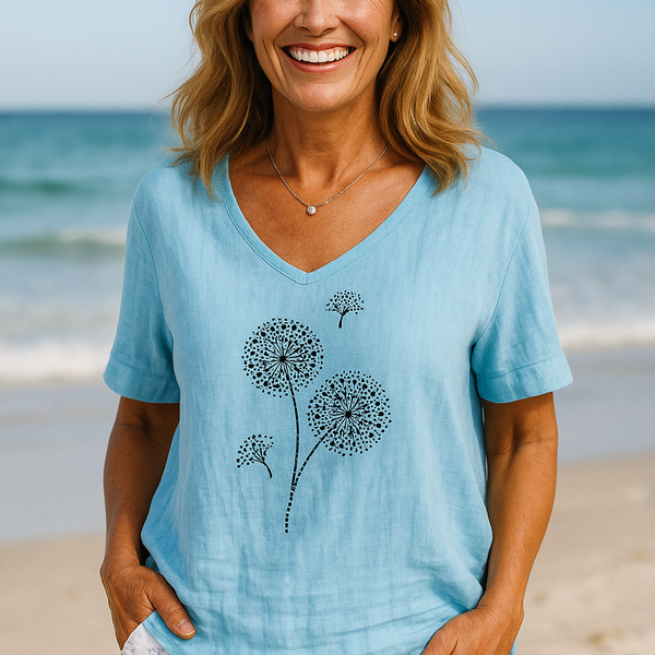 Darla | Soft Leaf Comfort Top – Light, Flattering & Effortlessly You
