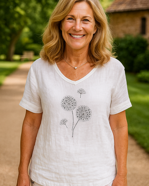 Darla | Soft Leaf Comfort Top – Light, Flattering & Effortlessly You
