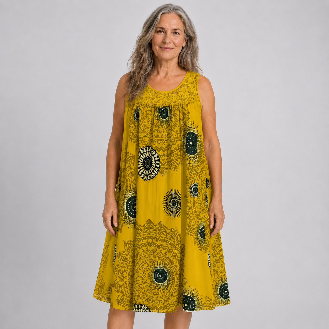 Elara | Relaxed Printed Summer Dress