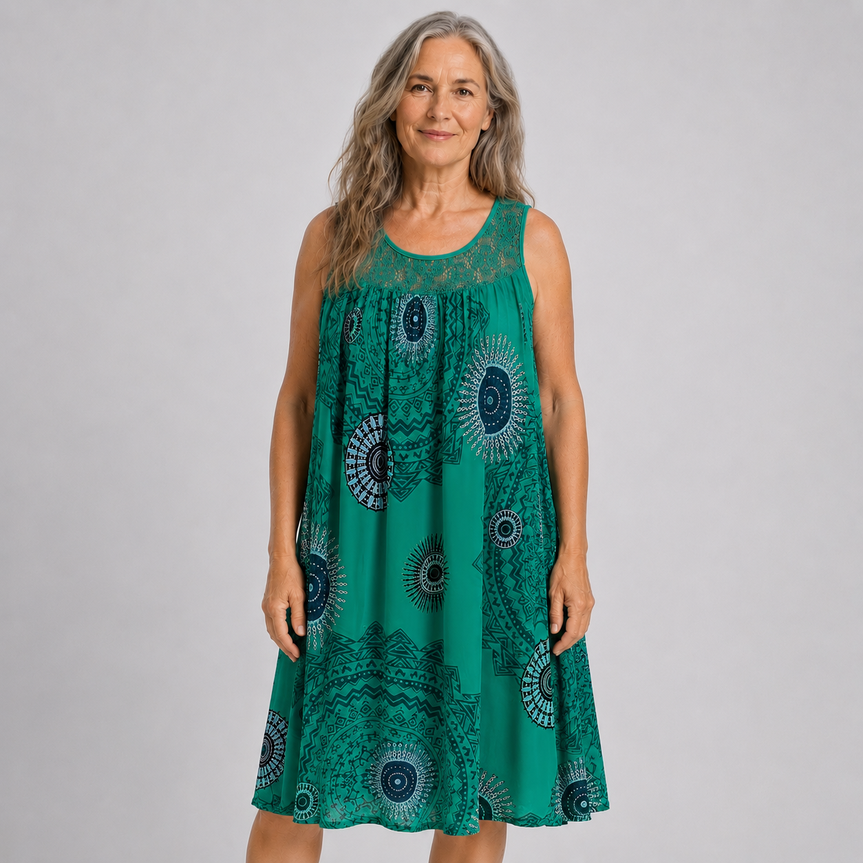 Elara | Relaxed Printed Summer Dress