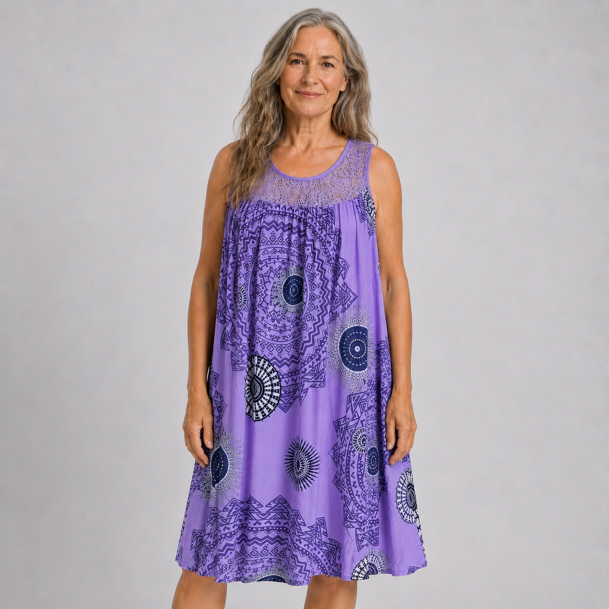 Elara | Relaxed Printed Summer Dress