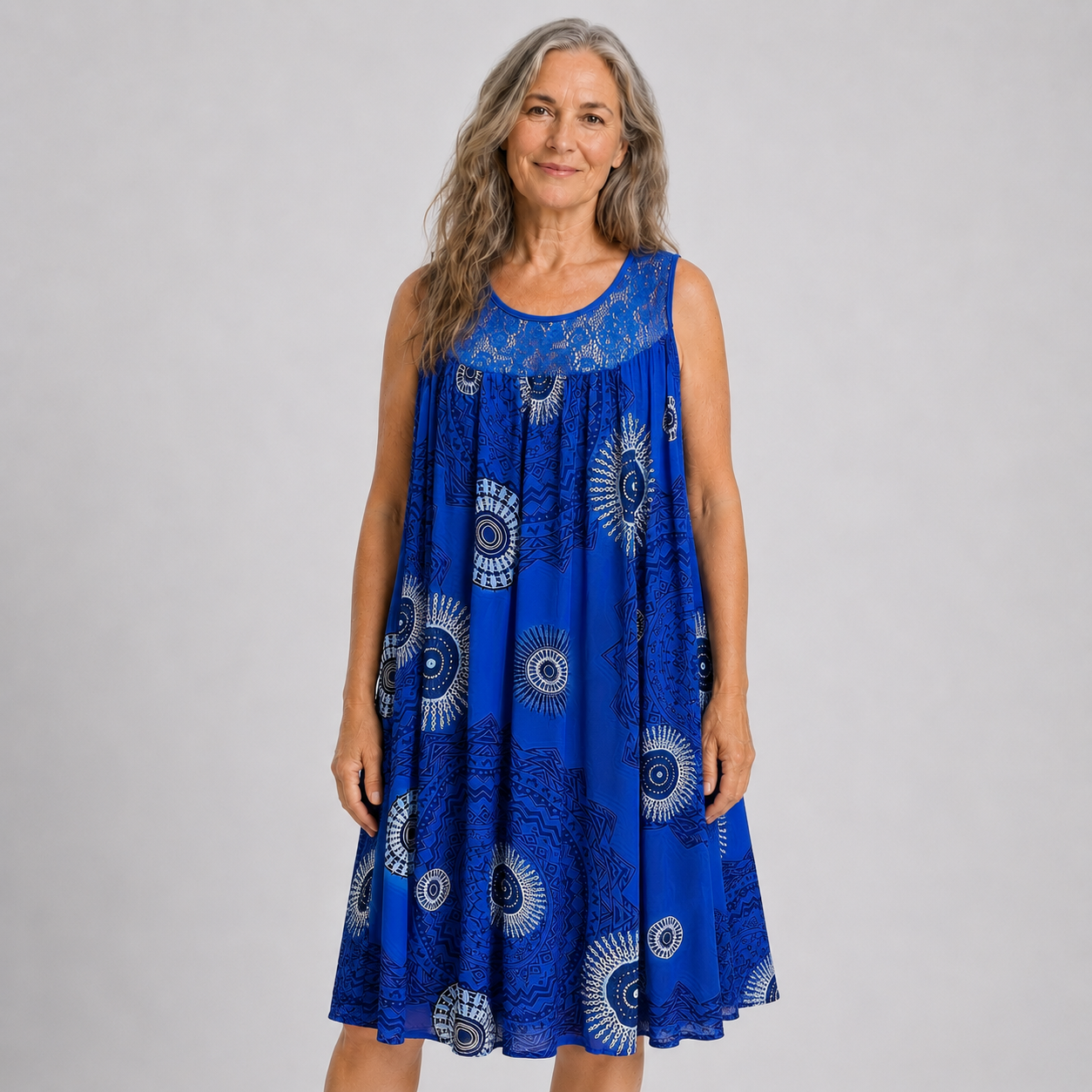 Elara | Relaxed Printed Summer Dress