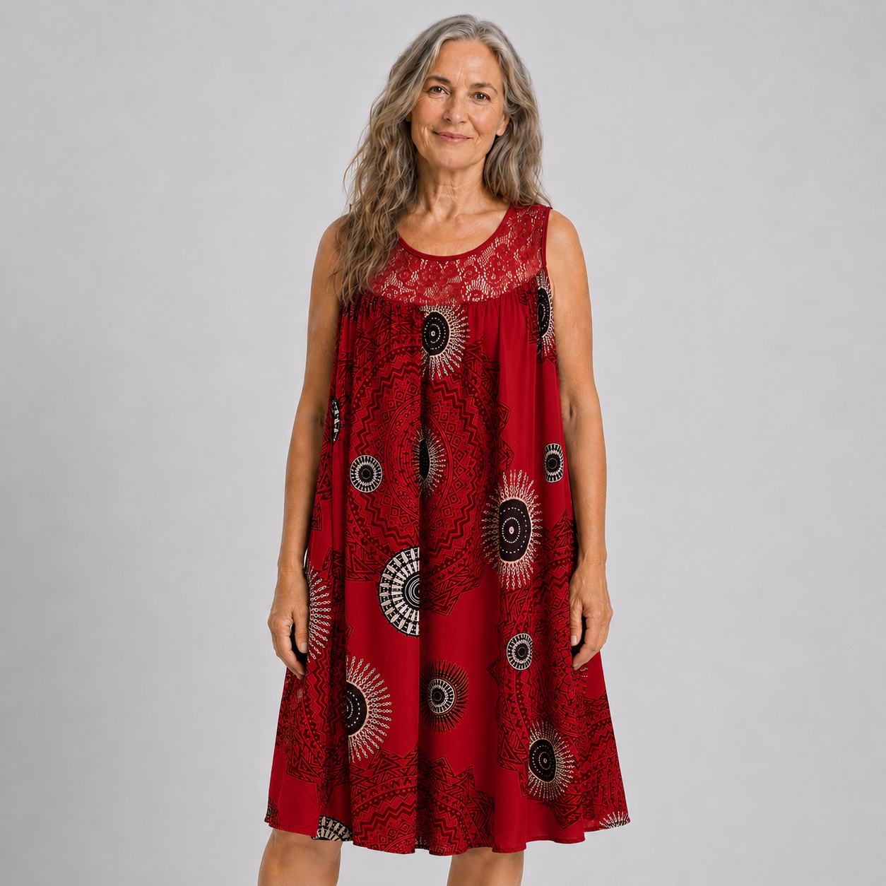 Elara | Relaxed Printed Summer Dress