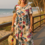 Masie | Breezy Floral Maxi Dress – Where Comfort Meets Confidence (S-5XL)