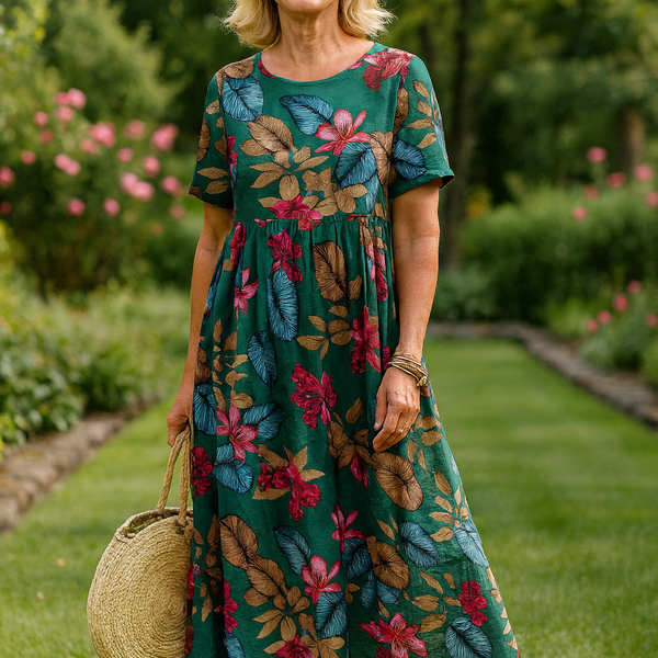 Masie | Breezy Floral Maxi Dress – Where Comfort Meets Confidence (S-5XL)