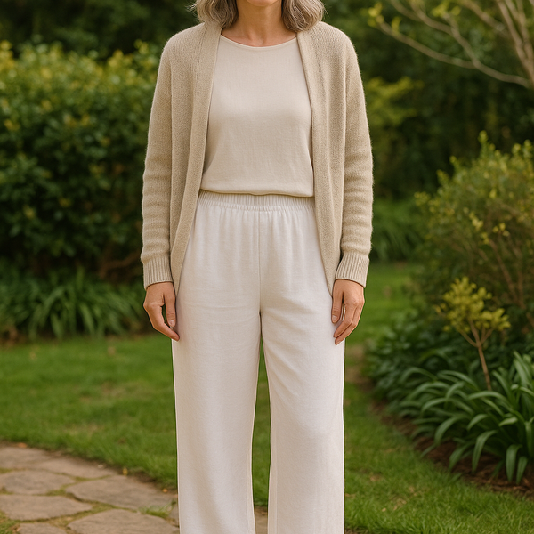 Tessa | Easy Comfort Pants – Linen Cotton Blend