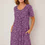 Maribelle | Effortless Floral Midi Dress - Covers upper arms & tummy