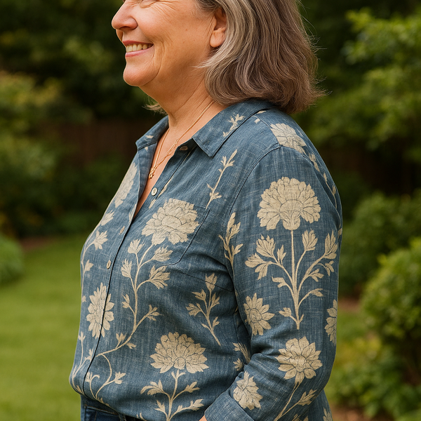 Rivka | Vintage Printed Blouse