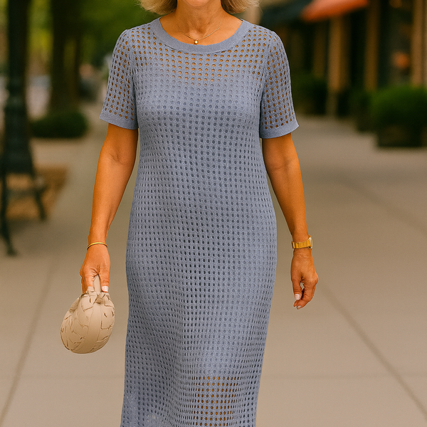 Celestia |  Two-Piece Boat Neck Dress