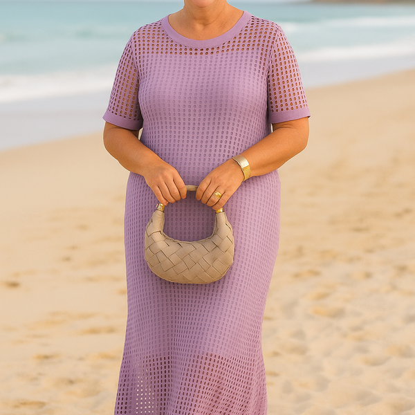 Celestia |  Two-Piece Boat Neck Dress