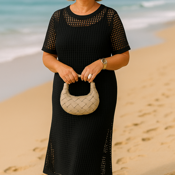 Celestia |  Two-Piece Boat Neck Dress