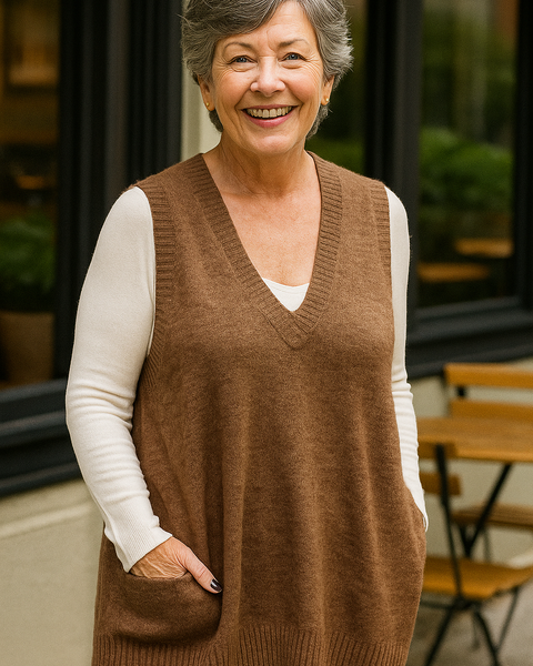 Everelle | CozyKnit Vest – Soft Elegance, Effortless Layers