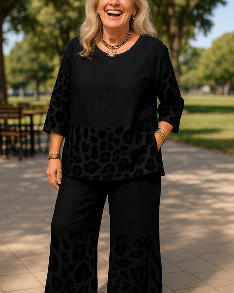 Nahla Ease 2‑Piece Set – Confidence with a Touch of Wild