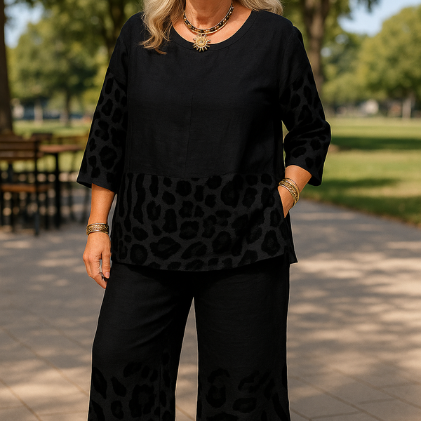 Nahla Ease 2‑Piece Set – Confidence with a Touch of Wild