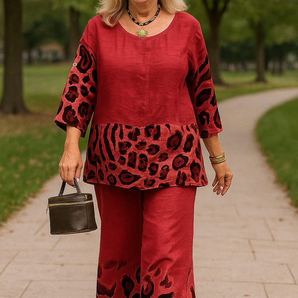 Nahla Ease 2‑Piece Set – Confidence with a Touch of Wild