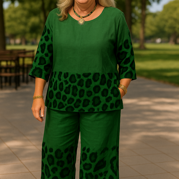 Nahla Ease 2‑Piece Set – Confidence with a Touch of Wild