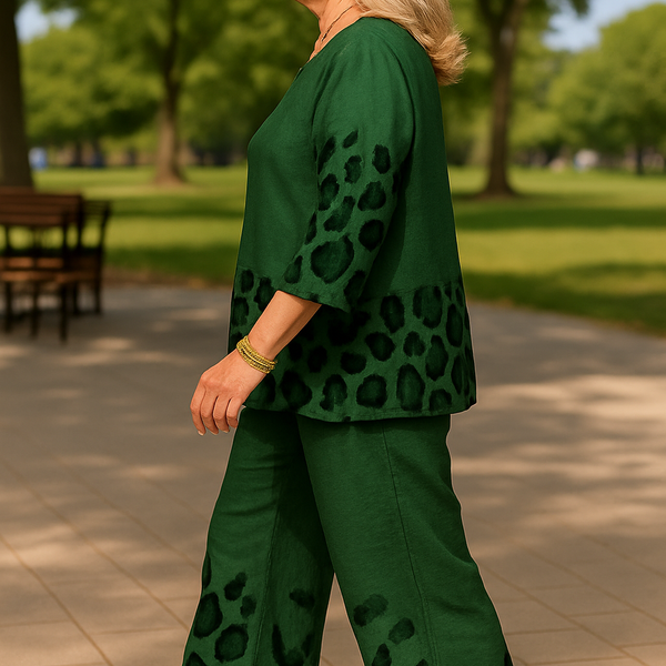 Nahla Ease 2‑Piece Set – Confidence with a Touch of Wild