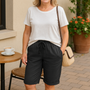 Selma | Cotton Comfort Shorts – Flattering fit. Effortless everyday style.