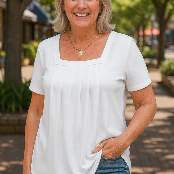 Colleen | Pleated Comfort Top - Everyday confidence (S-5XL)