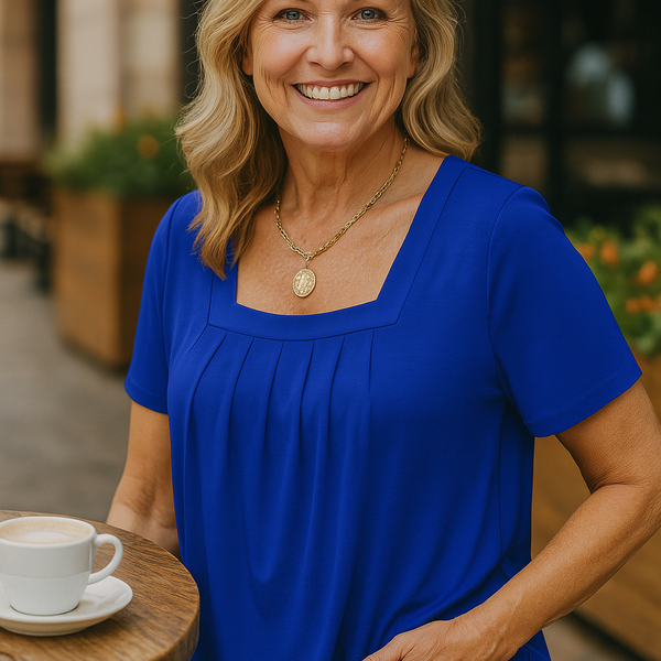 Colleen | Pleated Comfort Top - Everyday confidence (S-5XL)