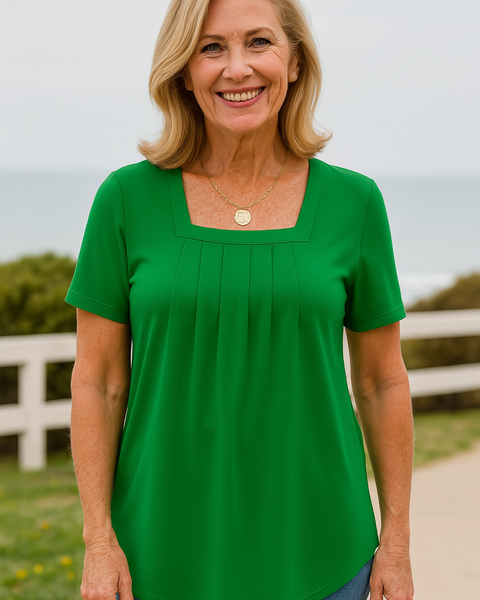 Colleen | Pleated Comfort Top - Everyday confidence (S-5XL)