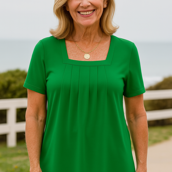 Colleen | Pleated Comfort Top - Everyday confidence (S-5XL)