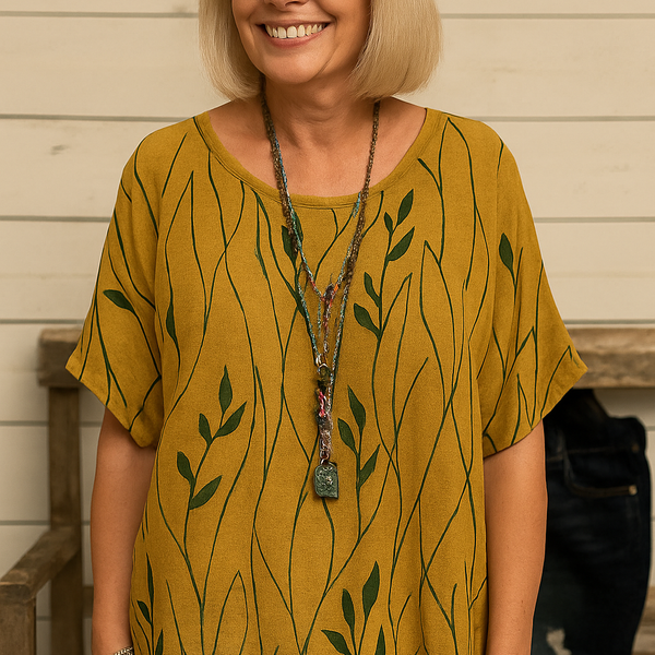 Robyn | LeafEase Blouse – Designed to Breathe, Made to Flatter
