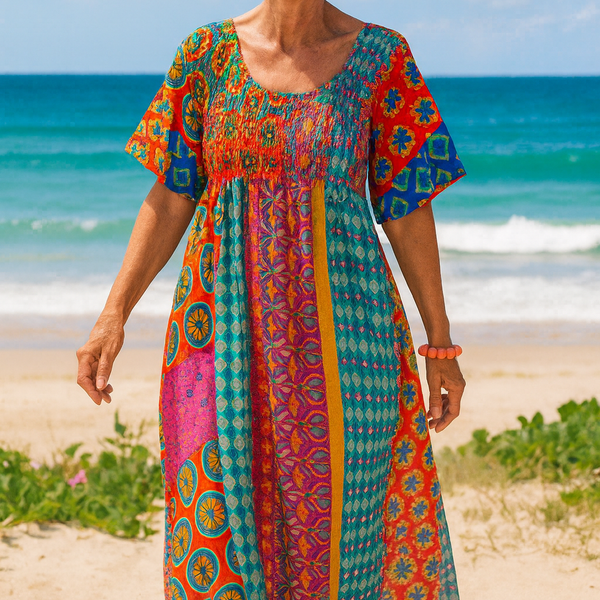 Althea| Comfort Maxi Dress – Flattering Ease for Every Day