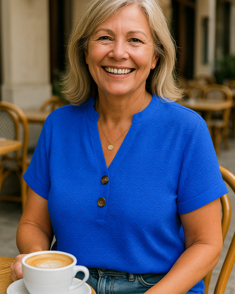 Joan | Blouse – Flattering Fit, Zero Cling, All Confidence
