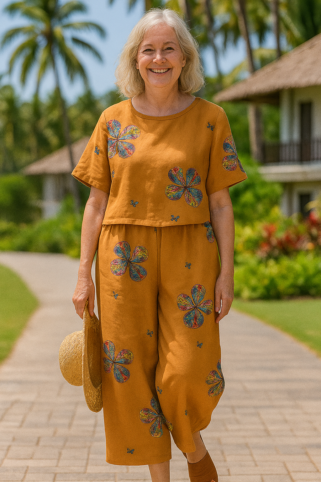 Isla | Linen Breeze 2-Piece Set – Effortless Comfort, Timeless Confidence (S-5XL)