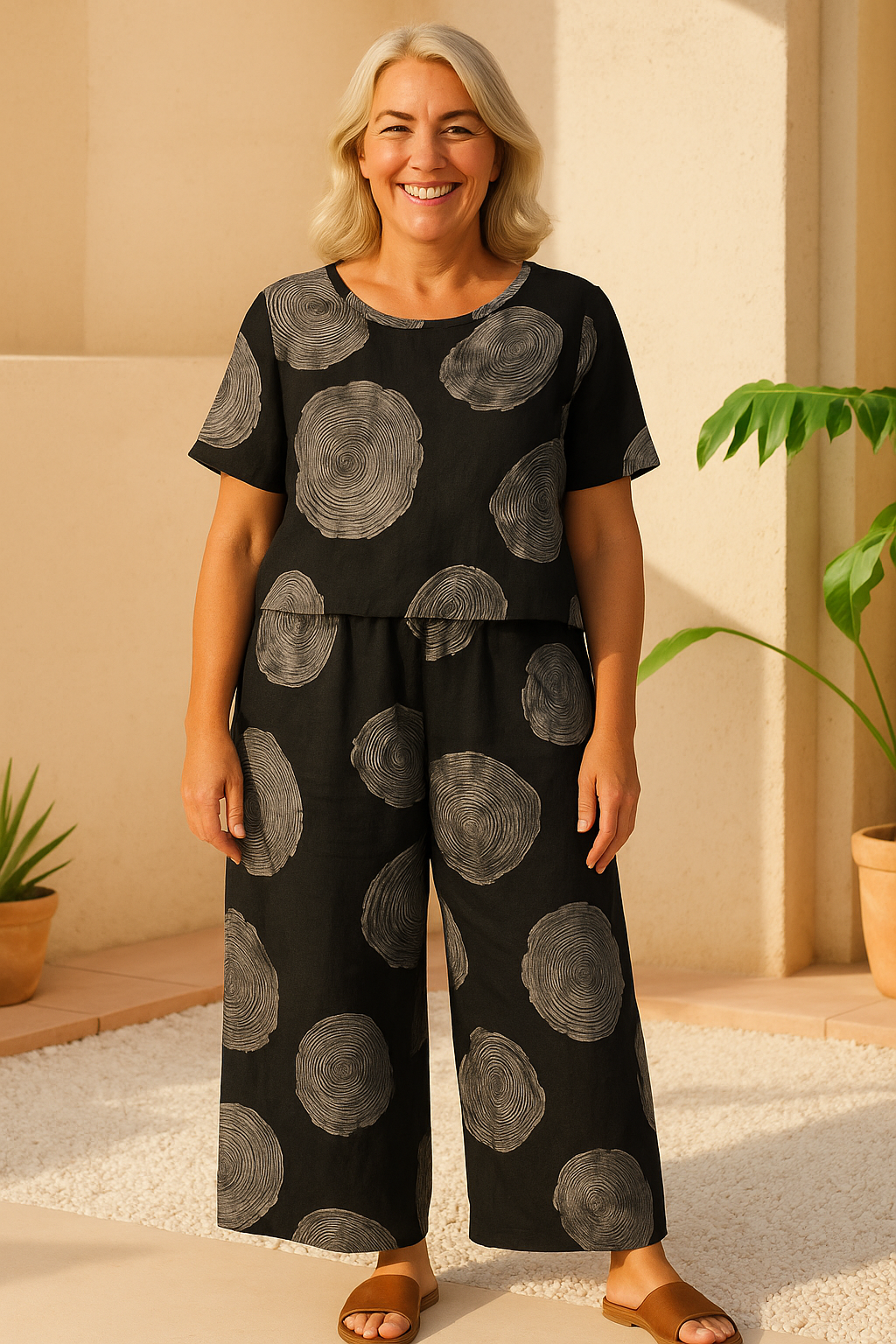 Isla | Linen Breeze 2-Piece Set – Effortless Comfort, Timeless Confidence (S-5XL)