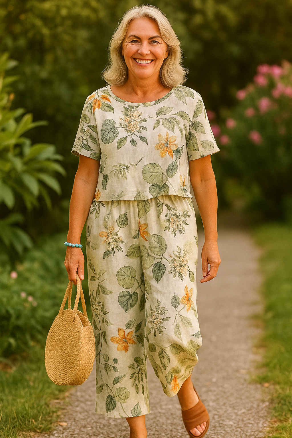 Isla | Linen Breeze 2-Piece Set – Effortless Comfort, Timeless Confidence (S-5XL)