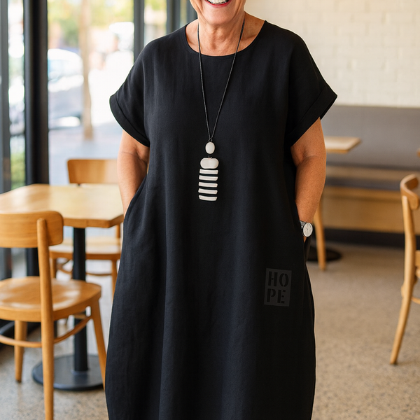 Cerynna | Comfortable Pocket Dress – Effortless Style, Everyday Ease