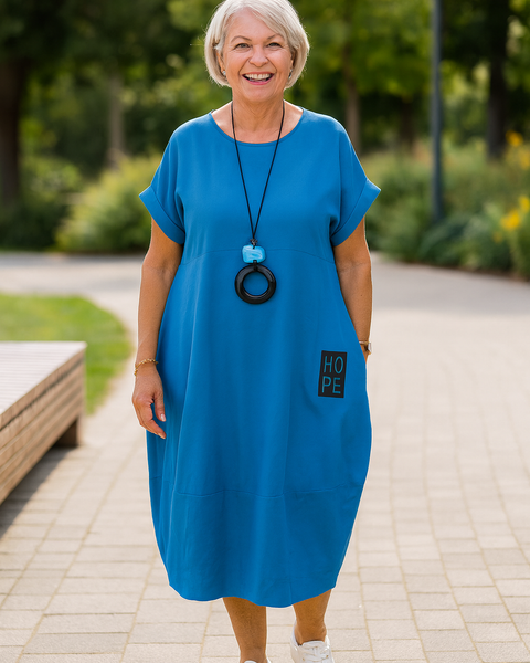 Cerynna | Comfortable Pocket Dress – Effortless Style, Everyday Ease