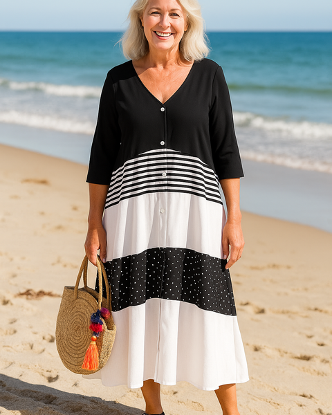 Alenya | Everyday Grace Midi Dress – Effortless Comfort, Timeless Confidence