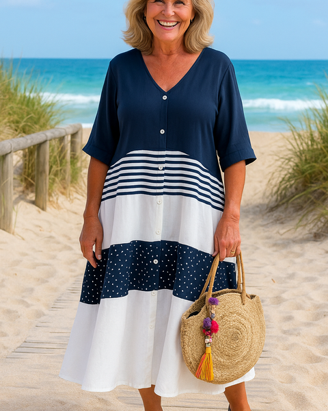 Alenya | Everyday Grace Midi Dress – Effortless Comfort, Timeless Confidence