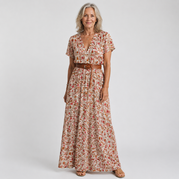 Charissa | Elegant Floral Maxi Dress